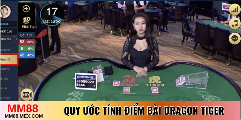 Quy ước tính điểm bài Dragon Tiger MM88